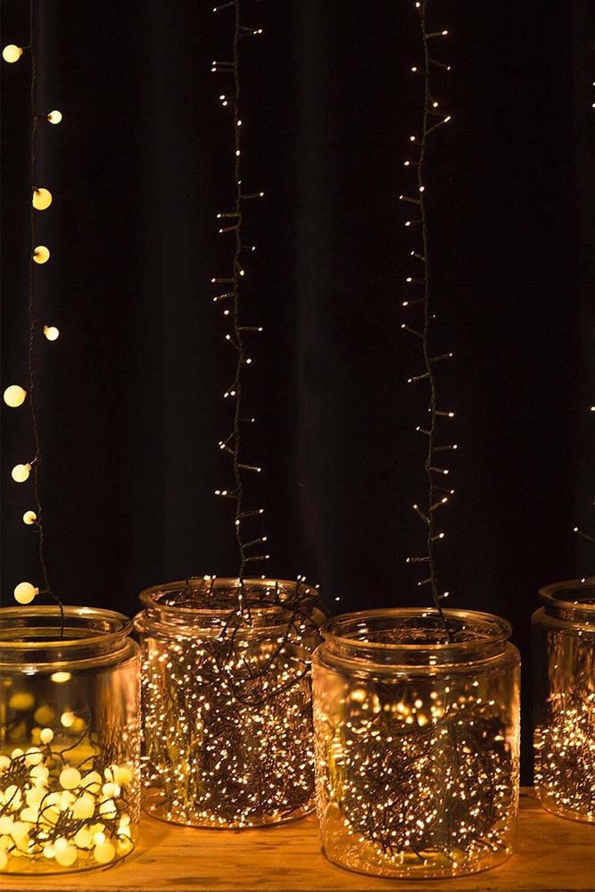 ways to decorate with string lights