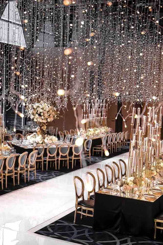 Amazing Wedding Styling With String Lights #wedding