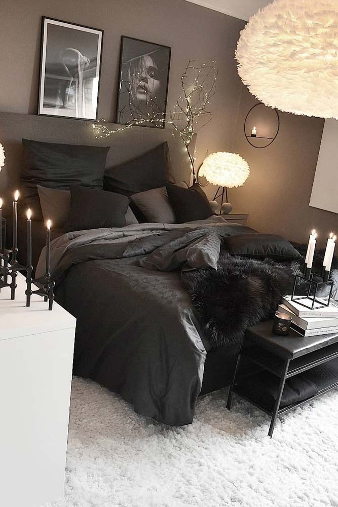 27 Cozy Decor Ideas With Bedroom String Lights