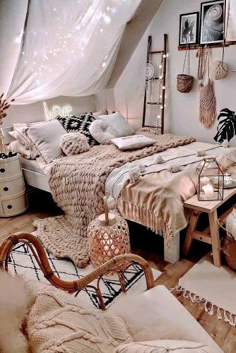 21 Cozy Decor Ideas With Bedroom String Lights