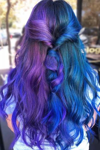 24 Blue And Purple Hair Looks That Will Amaze You