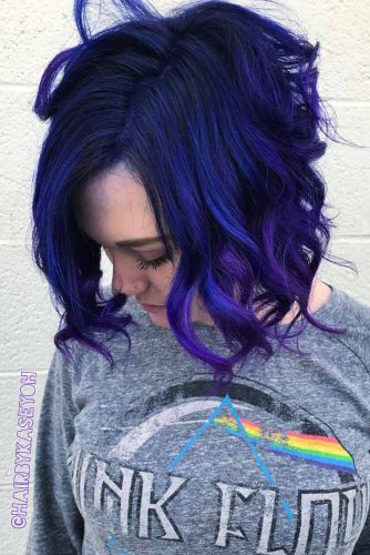 24 Blue And Purple Hair Looks That Will Amaze You