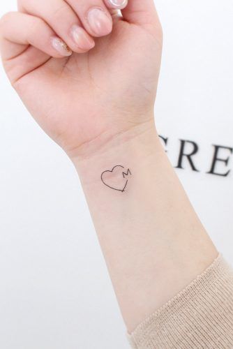 Heart With Letter Tattoo Design #hearttattoo