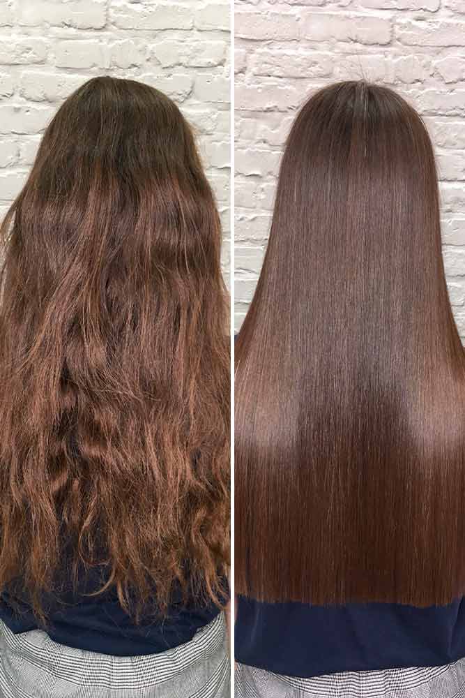 How Much Does Keratin Treatment Cost? #brownhair #longhair #beforeafter