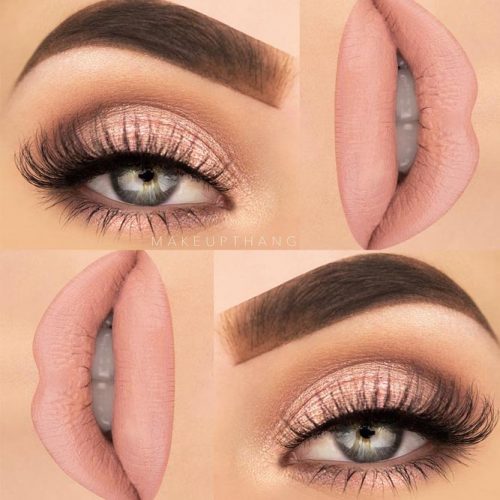 Everyday Makeup Idea In A Pink Color #everydaymakeup