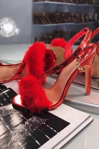 Cute red heels sale