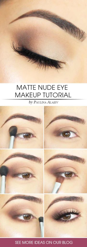 Matte Eyes Makeup Tutorial #eyesmakeup