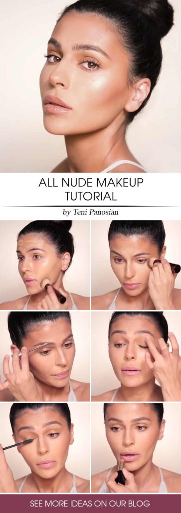 All Nude Makeup Tutorial #stepbystepmakeup