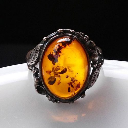 Amber Ring Design #ringdesign #amberstone