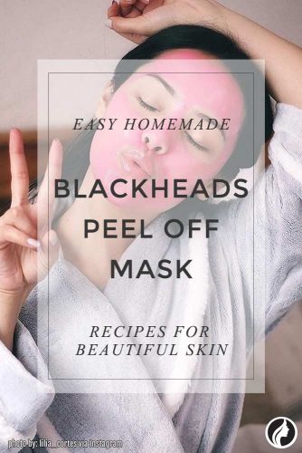 DIY Blackhead Removal Mask With Turmeric, Peppermint And Frankincense #homemademask