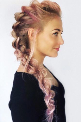 Rope Faux Hawk Braid #braids #fauxhawk