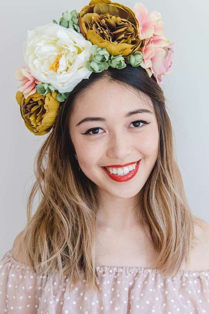 Fake Flower Crown For Any Occasion #peony