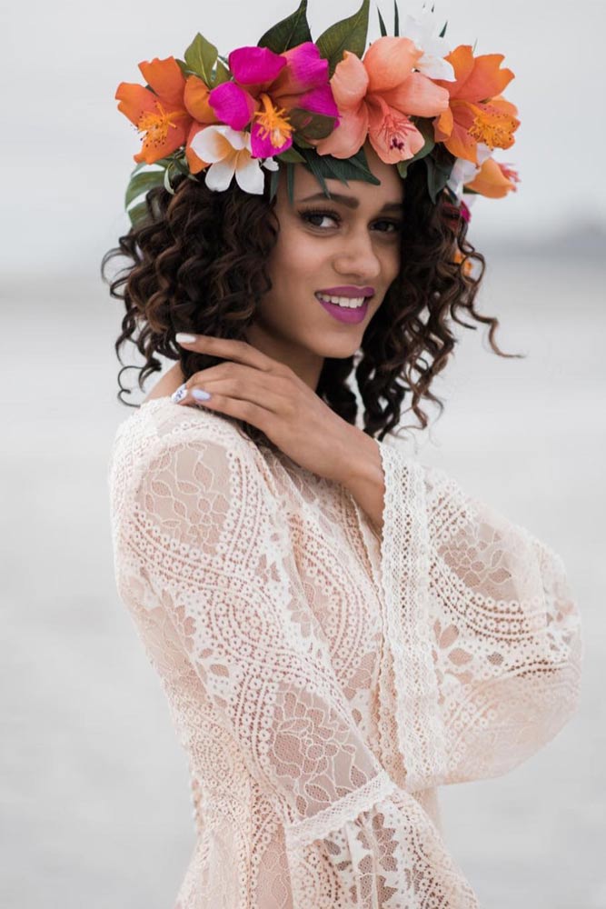 Tropical Flower Crown Design For Summer Queen #tropicalcrown