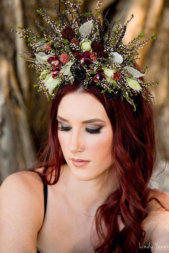 Wild Flowers Crown Design #wildflowers