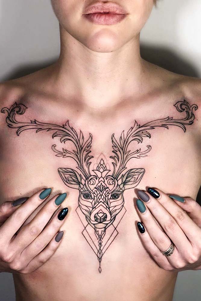 59 Stunning Deer Skull Tattoo Ideas [2024 Inspiration Guide]