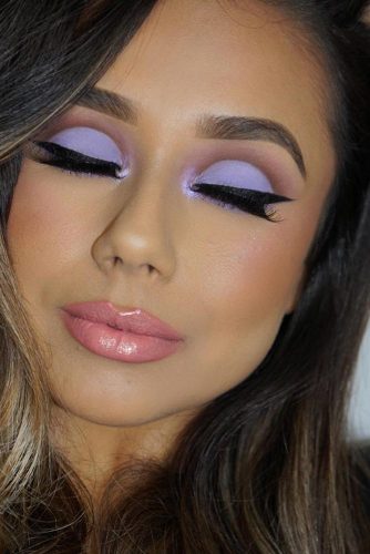 Matte Lavender Eyeshadow For Stunning Look #matteshadow