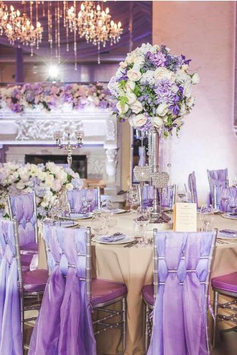 Wedding Décor Designs In Lavender Color #wedding