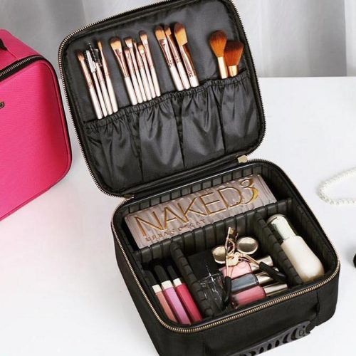 Perfect Travel Makeup Organizer #makeuporganizer
