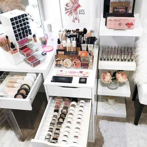 Large Makeup Storage #largemakeupstorage