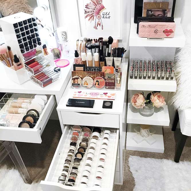 23 Makeup Organizer Ideas Every Fashionista Lady Needs