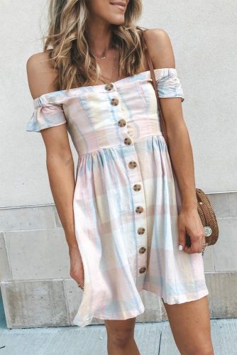 Off The Shoulder Dress For The Summertime #summerdress