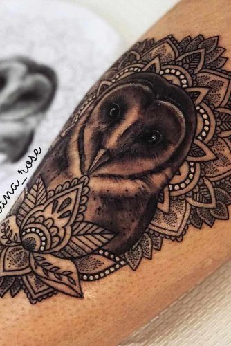 Geometric Owl Mandala Tattoo Designs Best Tattoo Ideas