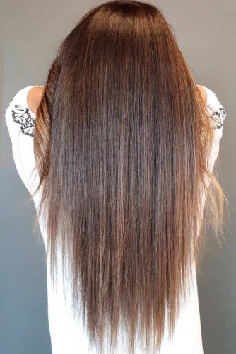 Long Hair With A Brown Color #brownhair #layeredhair