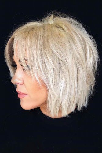 Shaggy bob straight clearance hair