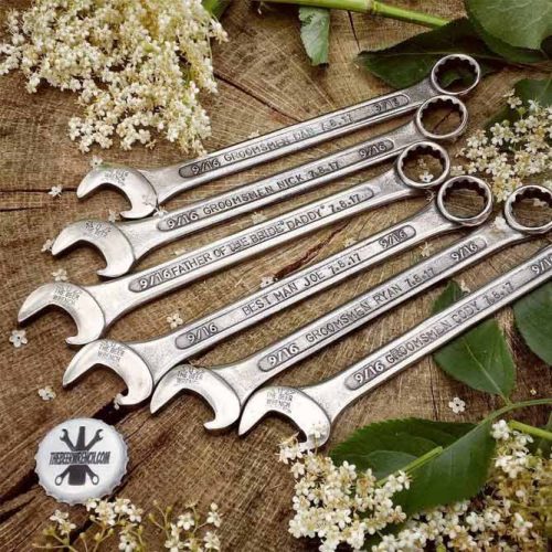 Custom Stamped Wrench Openers #wrenchopener #diygift