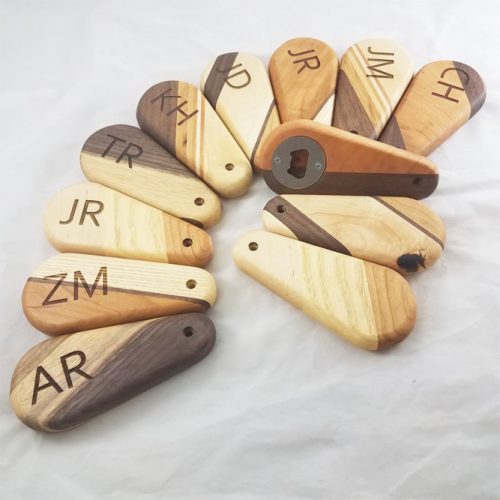 Personalized Bottle Openers #woodgift #personalizedgift