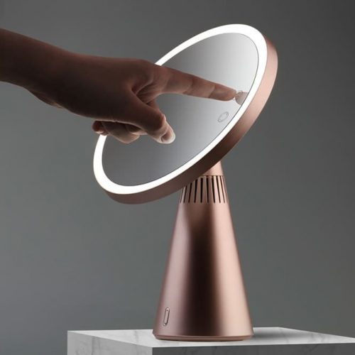 Makeup Mirror With Built-in Bluetooth Speaker System #ledmirror #bluetoothspeaker