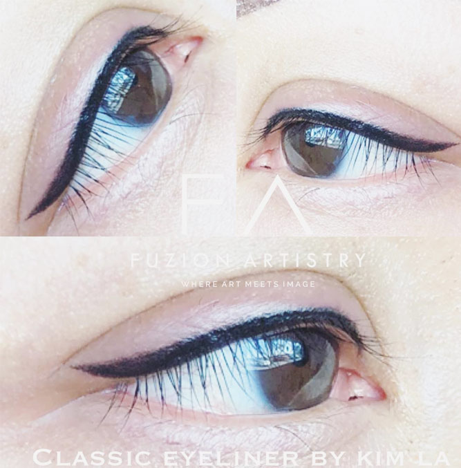 Pin Up Permanent Eyeliner #pinupeyeliner #blackline