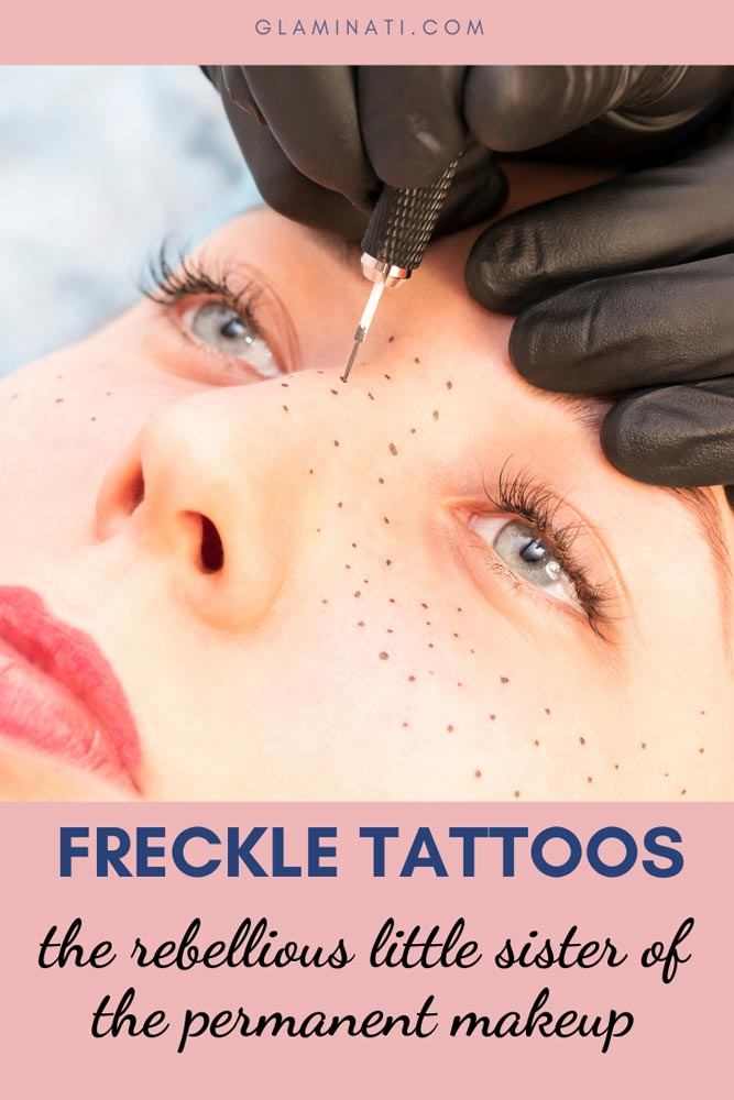 Freckle Tattoos #facetatto