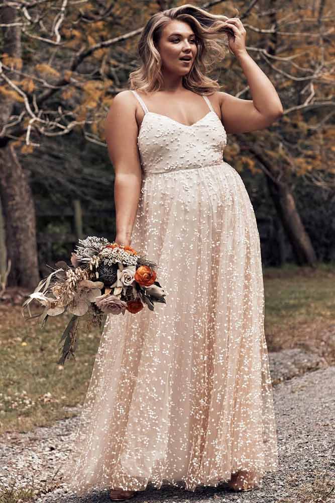 Plus size hotsell casual wedding dresses