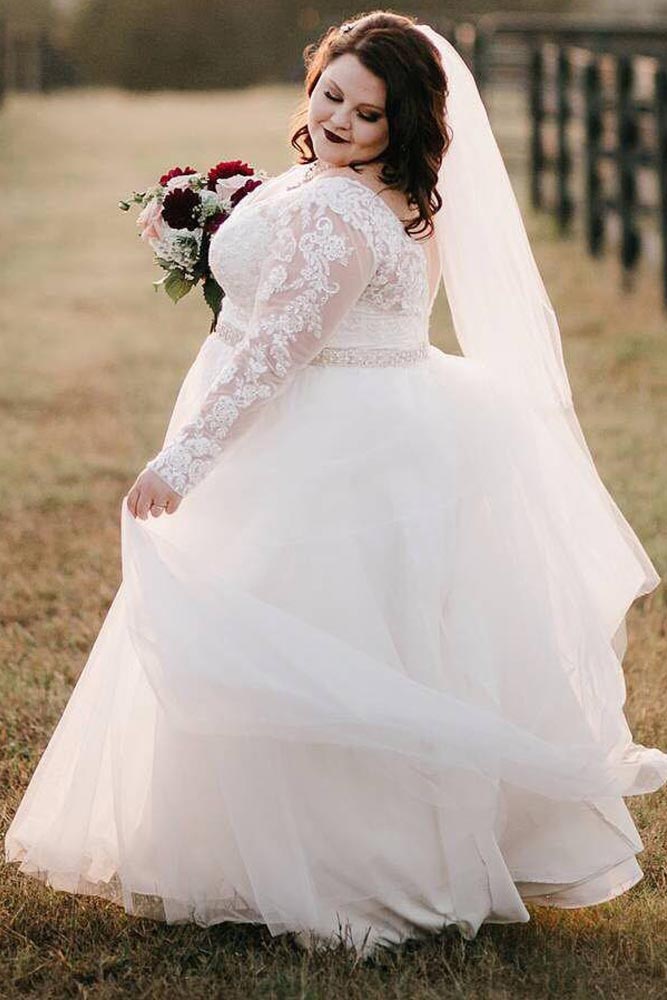 Extended Plus Size Wedding Dresses