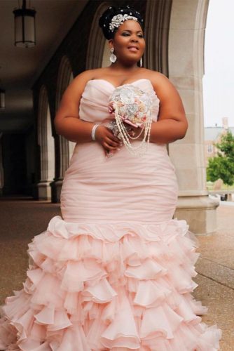 plus size colored wedding dresses