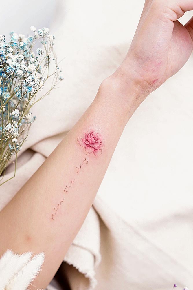 Pink Roses Tattoo  Realistic Temporary Tattoos  TattooIcon