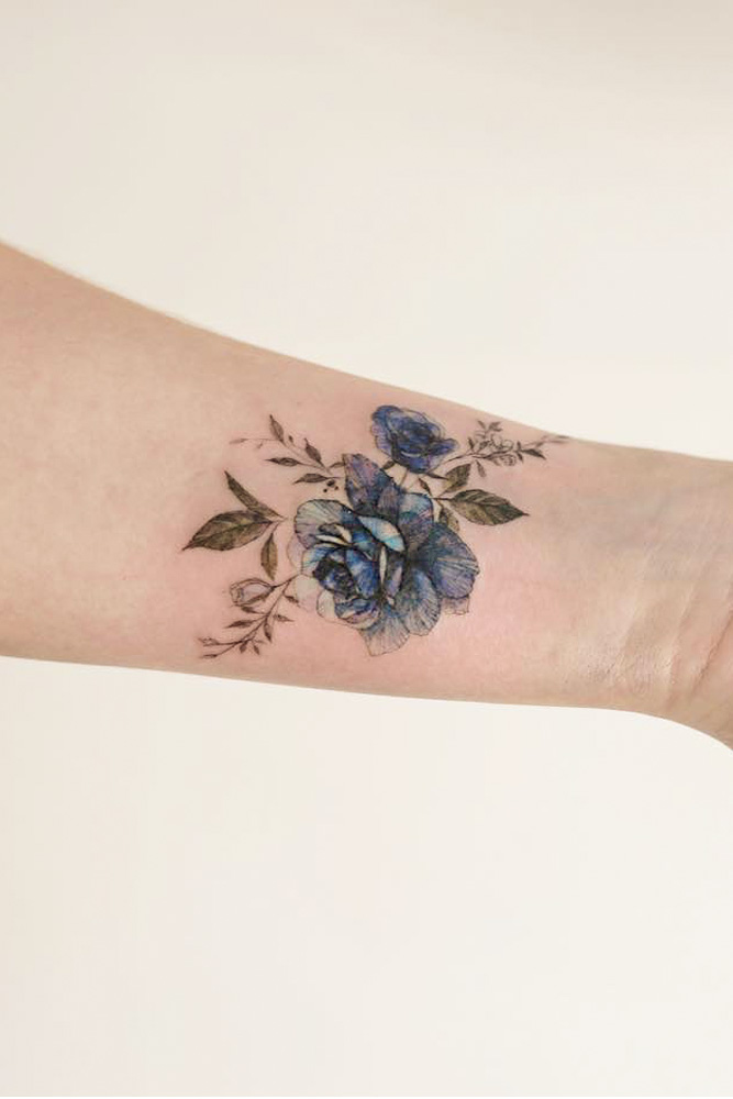 blue rose tattoo meaning