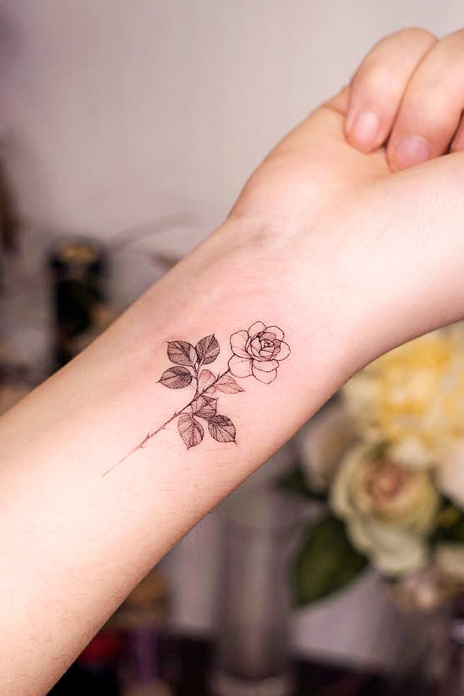 40 Amazing Black Rose Tattoo Ideas That You Will Love  InkMatch