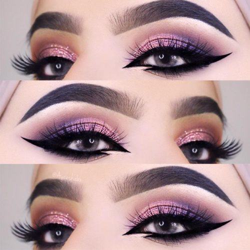 Smokey Eyes With Bold Arabian Eyeliner #blackeyeliner