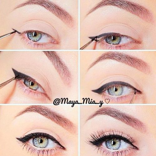 Cat Eyeliner Tutorial #cateyeliner #cateyes