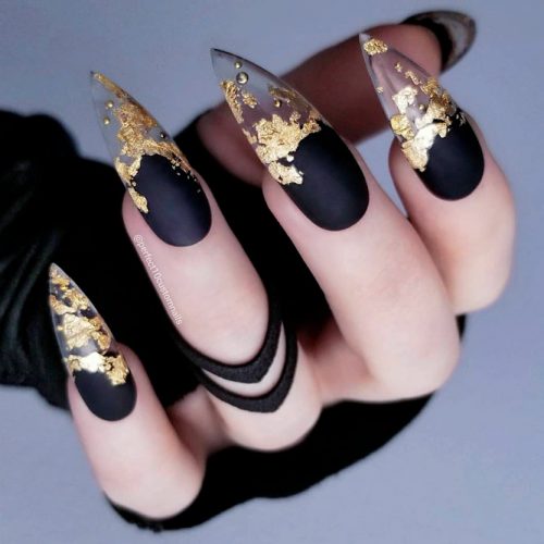 Crystal Nails #artificialnails #naildesigns