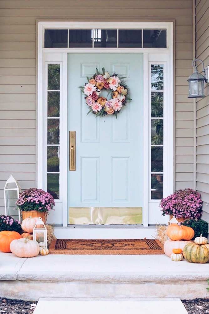 Alternate Flowers And Gourds #falloutdoor #outdoordecoration