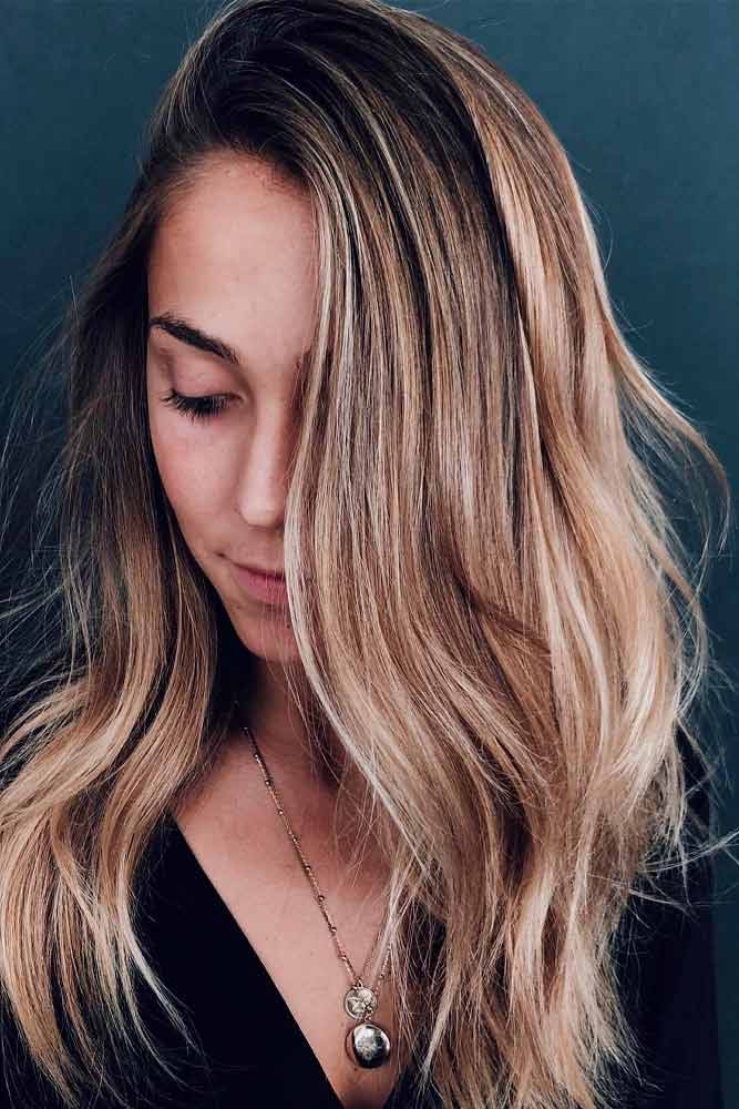 Blonde Melted Balayage #hairhighlights #balayage