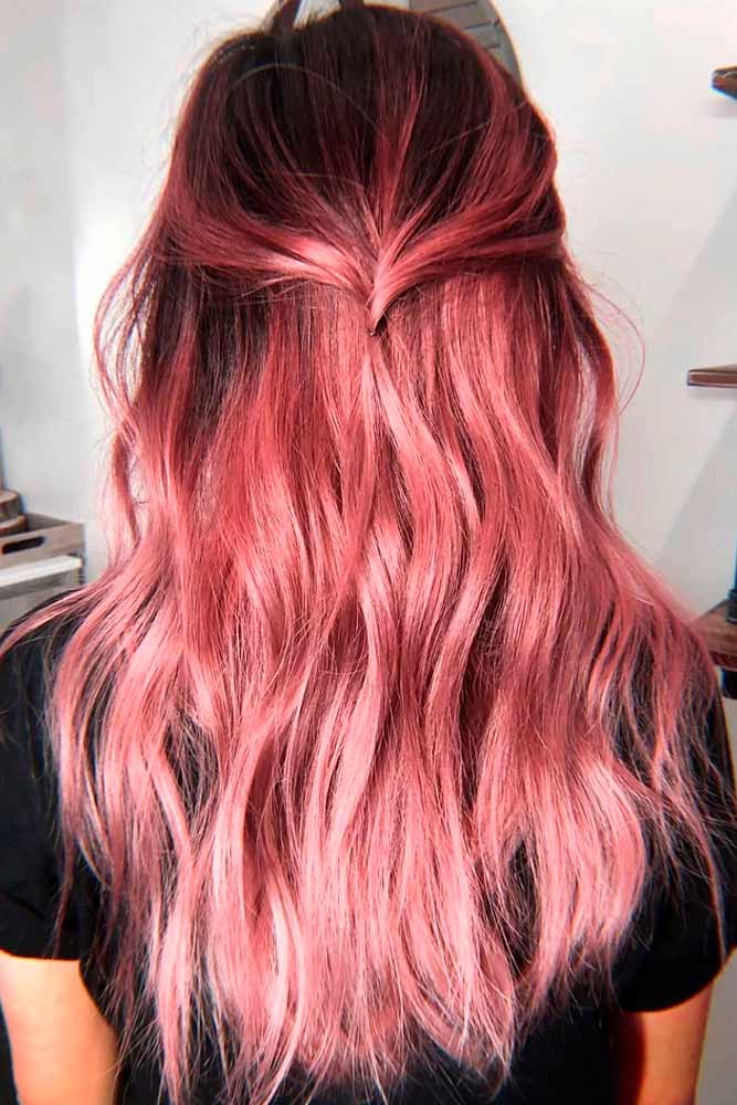 Rose Gold #rosegoldhair #coloredhair