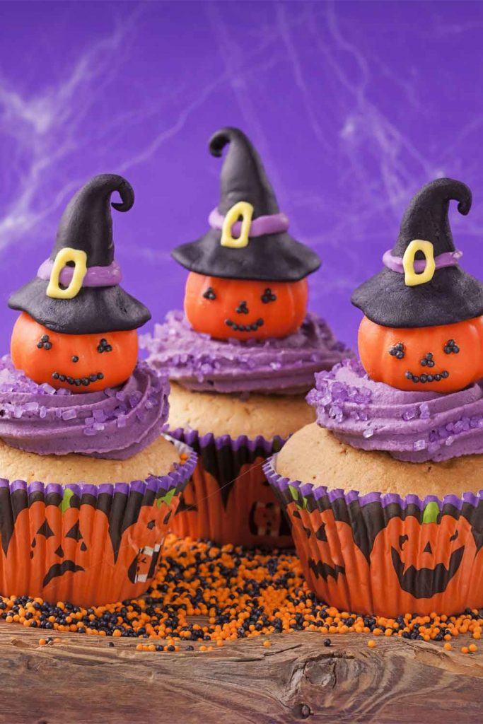 Pumpkins on Cupcakes