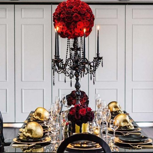 Glam Skull Table Decorations