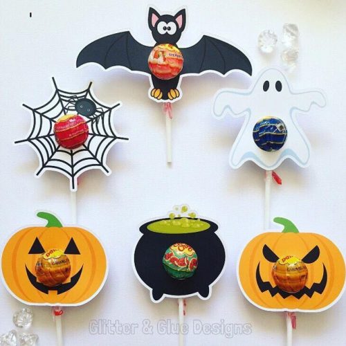 Lollipops Halloween Favors Idea