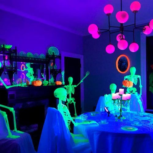 Luminescence Party Of Skeletons #luminesesce #modernpartydecor