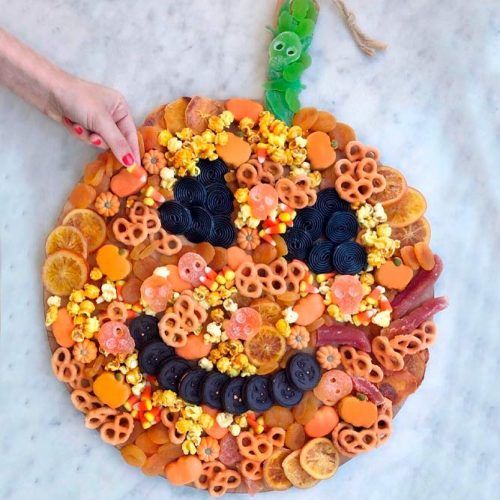 Trick Or Treat Yourself Food Board #halloween #partyfood